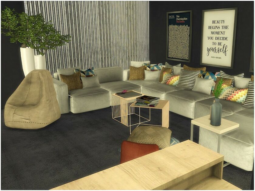 Home Cinema By Lotsbymanal Sims 4 CC