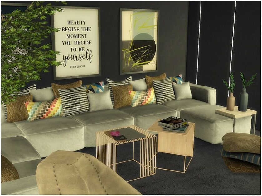 sims 4 cc home cinema by lotsbymanal 4