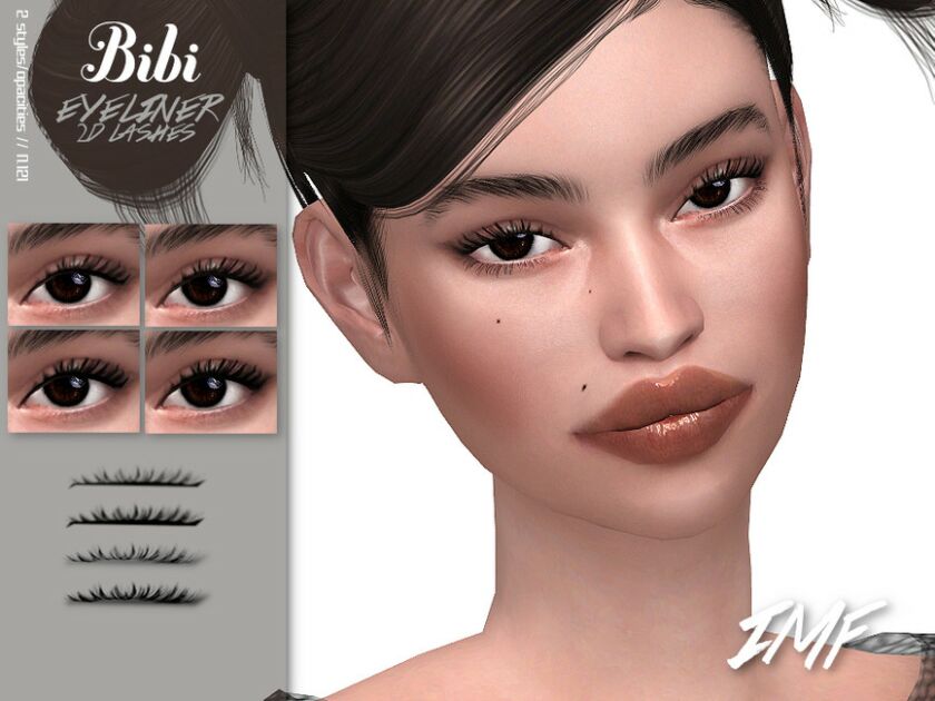 IMF Bibi Eyeliner N.121 By Izziemcfire Sims 4 CC