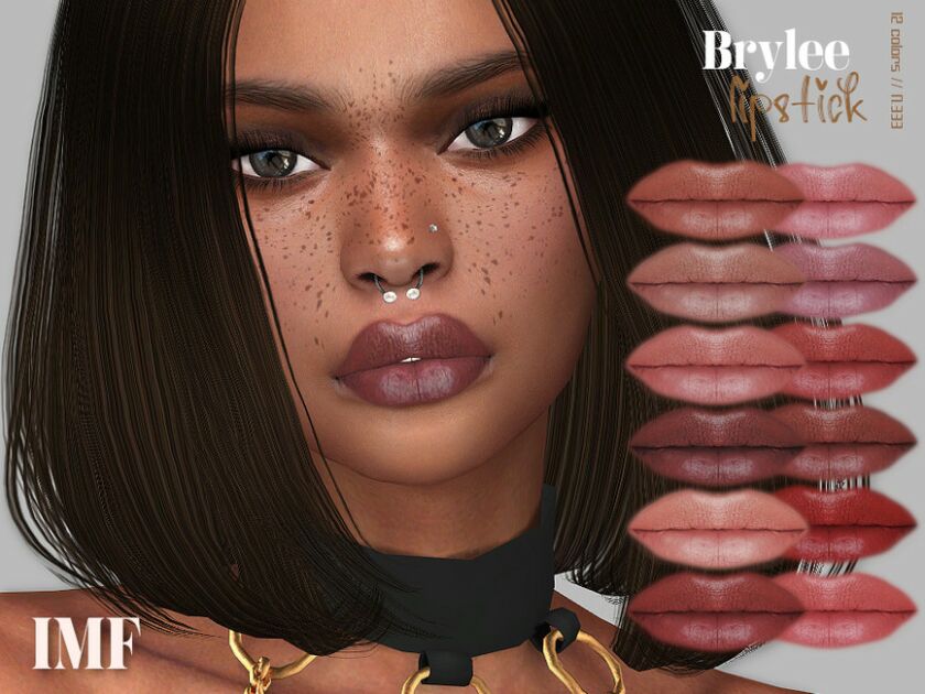 Brylee Lipstick N.333 By Izziemcfire Sims 4 CC