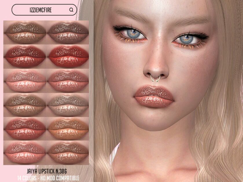 IMF Jaiya Lipstick N.386 By Izziemcfire Sims 4 CC