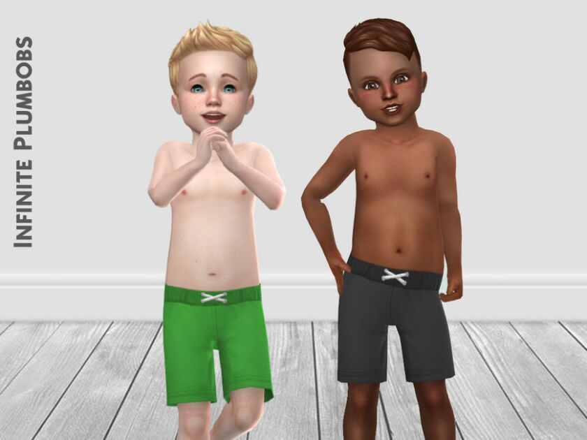 sims 4 cc ip toddler swim trunks by infiniteplumbobs 2