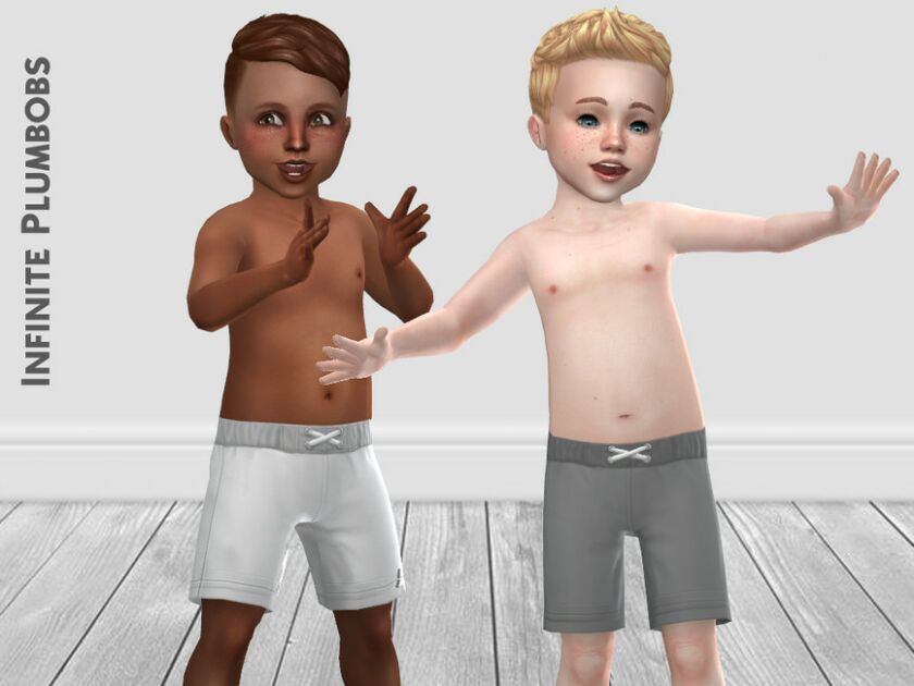 sims 4 cc ip toddler swim trunks by infiniteplumbobs 4