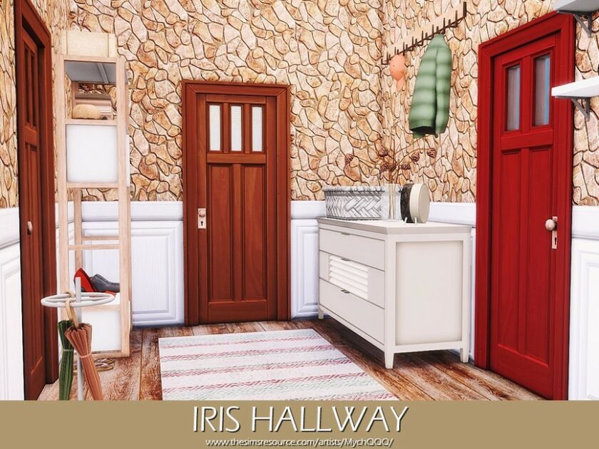 Iris Hallway By Mychqqq Sims 4 CC