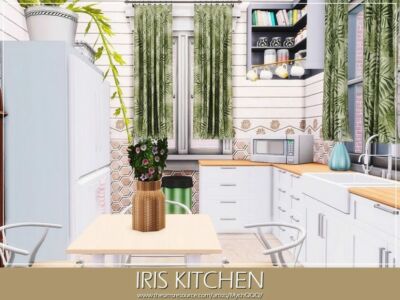 Iris Kitchen By Mychqqq Sims 4 CC