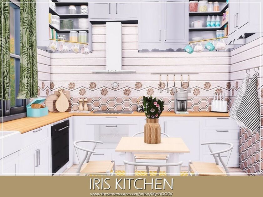 sims 4 cc iris kitchen by mychqqq 5