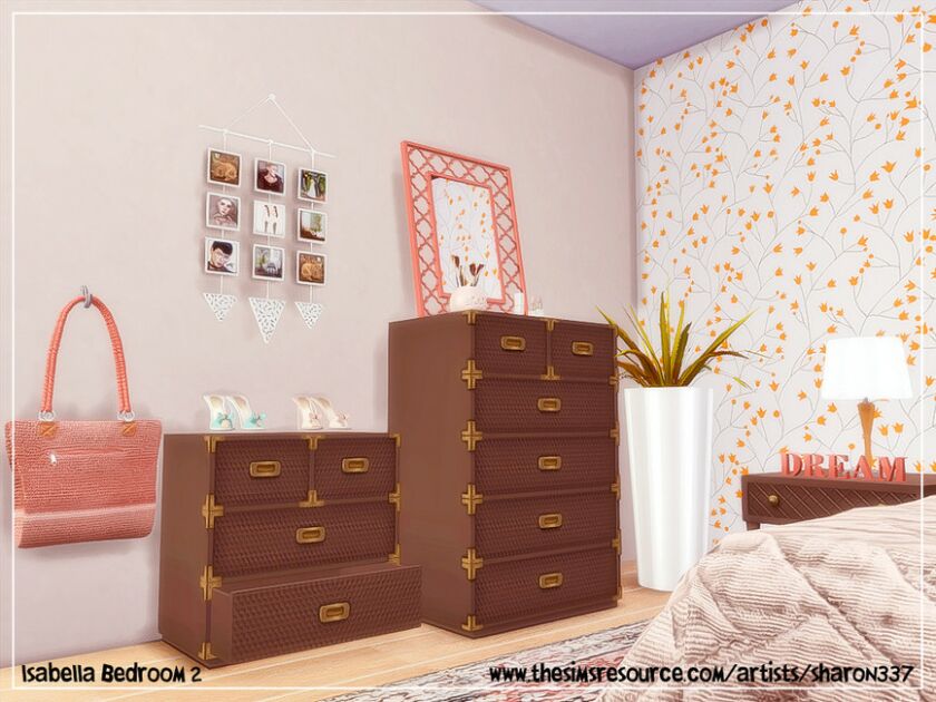 sims 4 cc isabella bedroom 2 by sharon337 6