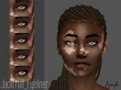 Jackfruit_Eyeliner By Lvndrcc Sims 4 CC