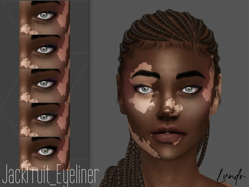 Jackfruit_Eyeliner By Lvndrcc Sims 4 CC