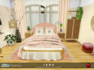 Jana Bedroom 2 By Melapples Sims 4 CC