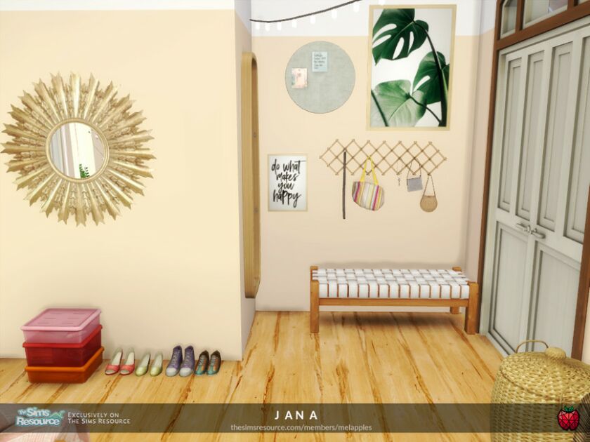 sims 4 cc jana bedroom 2 by melapples 4