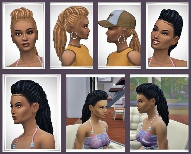 Janis Dreads Sims 4 CC