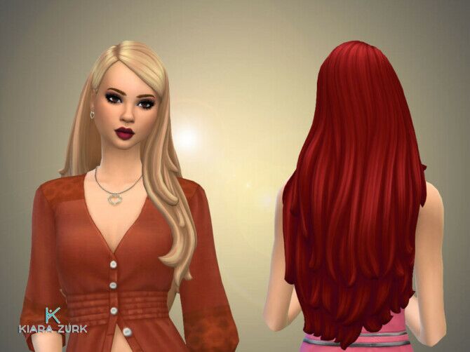 Jenny Hairstyle V2 Sims 4 CC