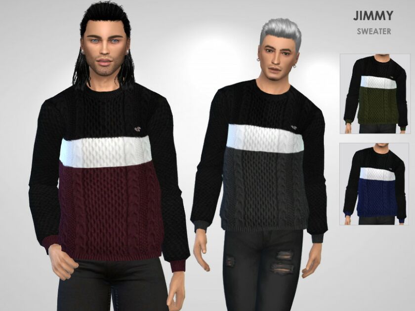 Jimmy Sweater By Puresim Sims 4 CC