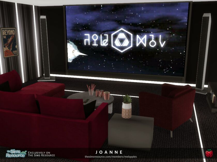 sims 4 cc joanne cinema by melapples 2