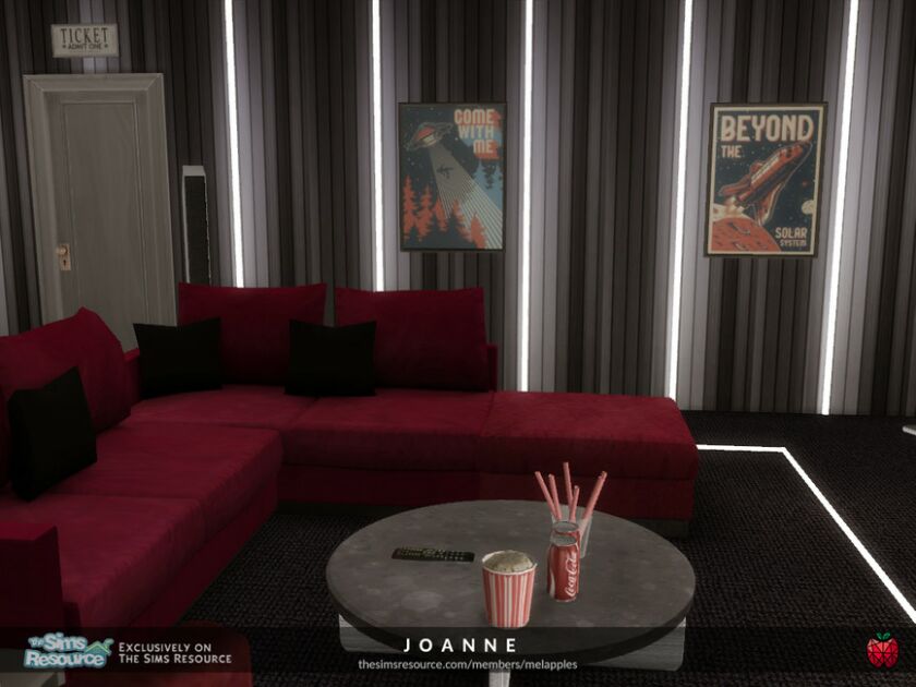 sims 4 cc joanne cinema by melapples 4