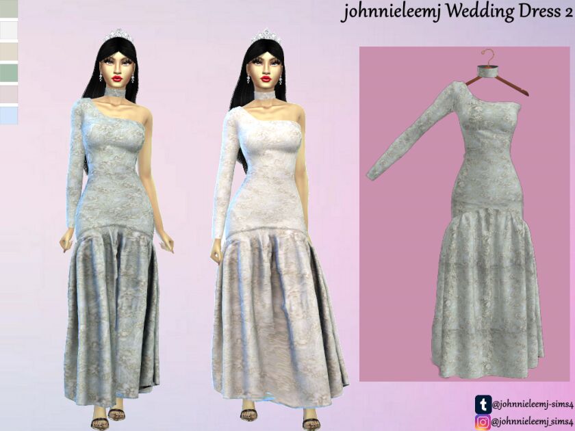 Johnnieleemj Wedding Dress 2 By Johnnieleemj Sims 4 CC