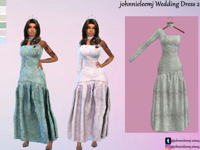 sims 4 cc johnnieleemj wedding dress 2 by johnnieleemj 2