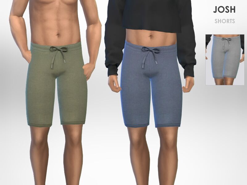 Josh Shorts By Puresim Sims 4 CC