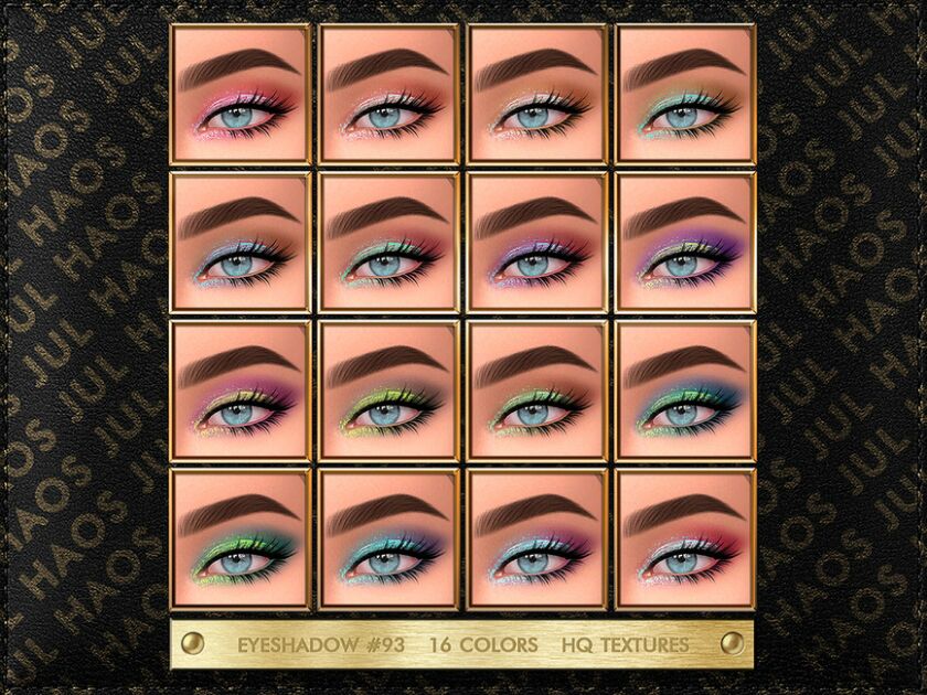 Jul_Haos [Cosmetic] Eyeshadow #93 Sims 4 CC