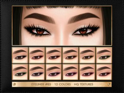 Jul_Haos Eyeliner #83 Sims 4 CC