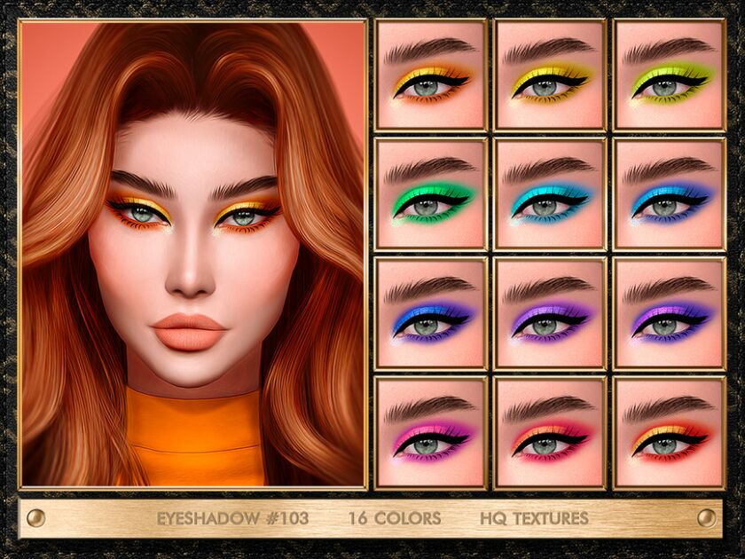 Jul_Haos [Cosmetics] Eyeshadow #103 Sims 4 CC