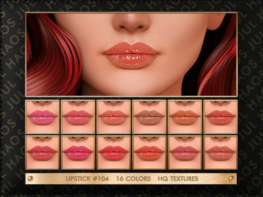 Jul_Haos [Cosmetics] Lipstick #104 Sims 4 CC