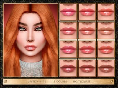 Jul_Haos [Cosmetics] Lipstick #110 Sims 4 CC