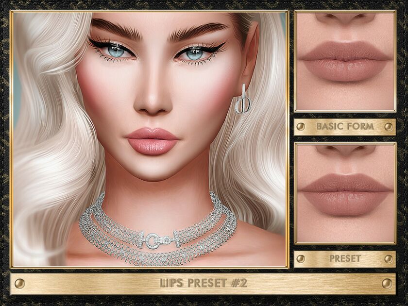 Jul_Haos Lips Preset #2 Sims 4 CC