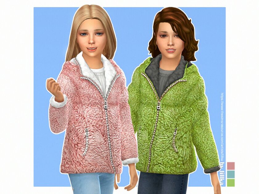 Jule Winter Jacket – Girls By Lillka Sims 4 CC