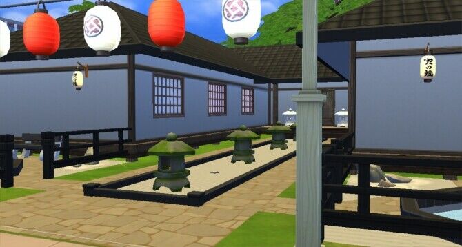 Kaiseki The Japanese Restaurant Sims 4 CC