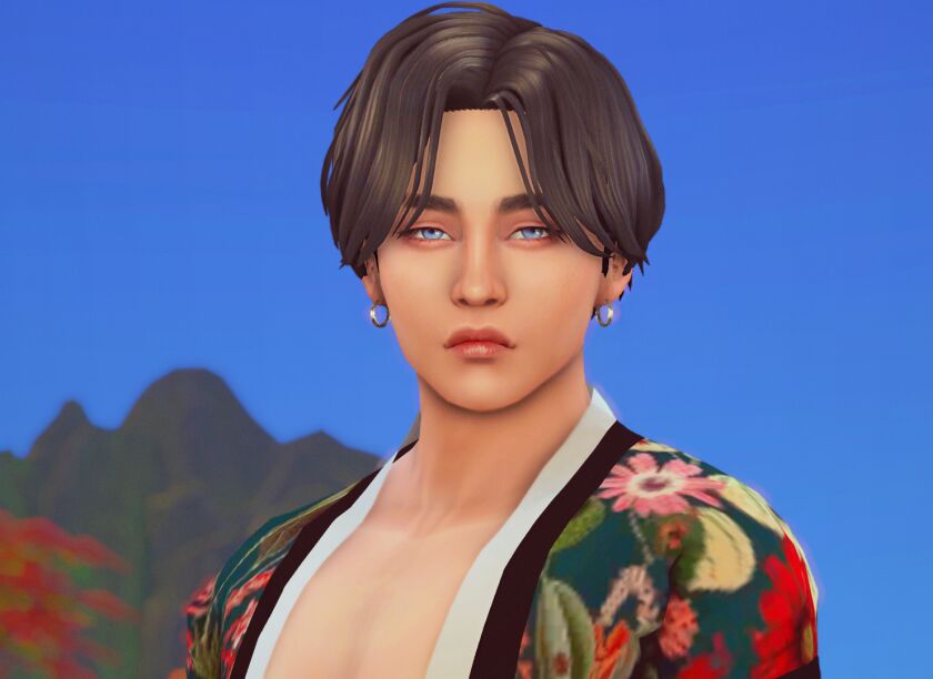 sims 4 cc keito hair 2