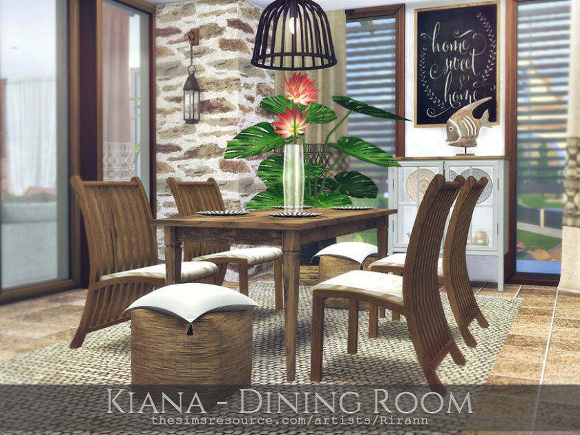 Kiana – Dining Room Sims 4 CC