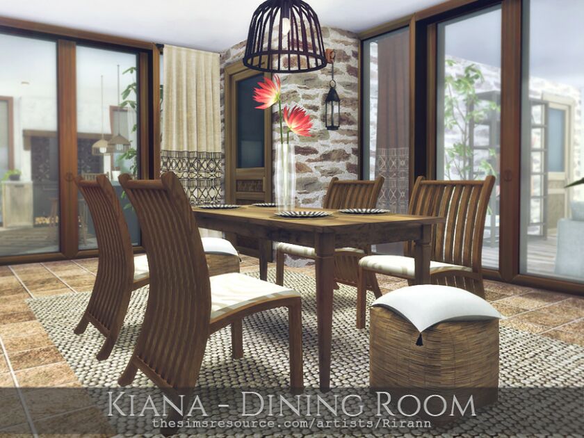 sims 4 cc kiana dining room tsr cc only by rirann 4