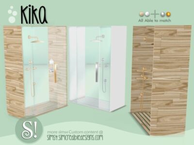 Kika Shower Sims 4 CC