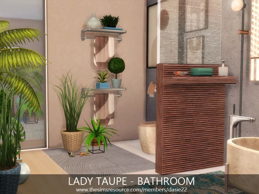 sims 4 cc lady taupe bathroom by dasie2 3