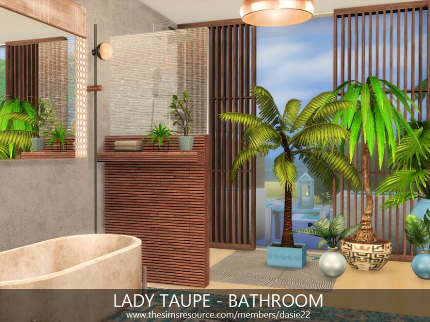 sims 4 cc lady taupe bathroom by dasie2 4