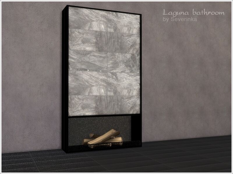 Laguna Fireplace Sims 4 CC