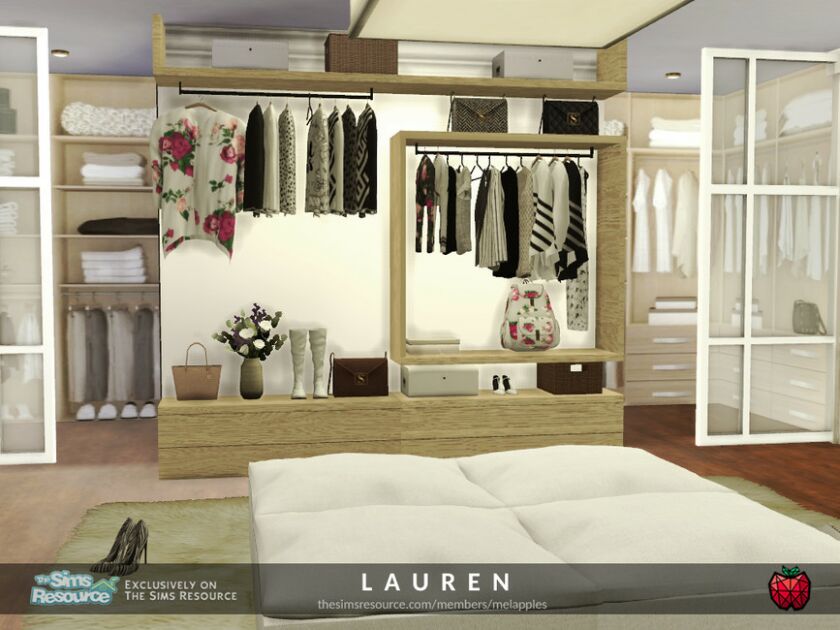 Lauren Closet By Melapples Sims 4 CC