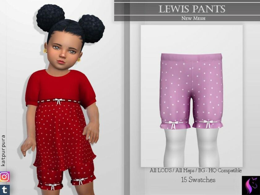 Lewis Pants By Katpurpura Sims 4 CC