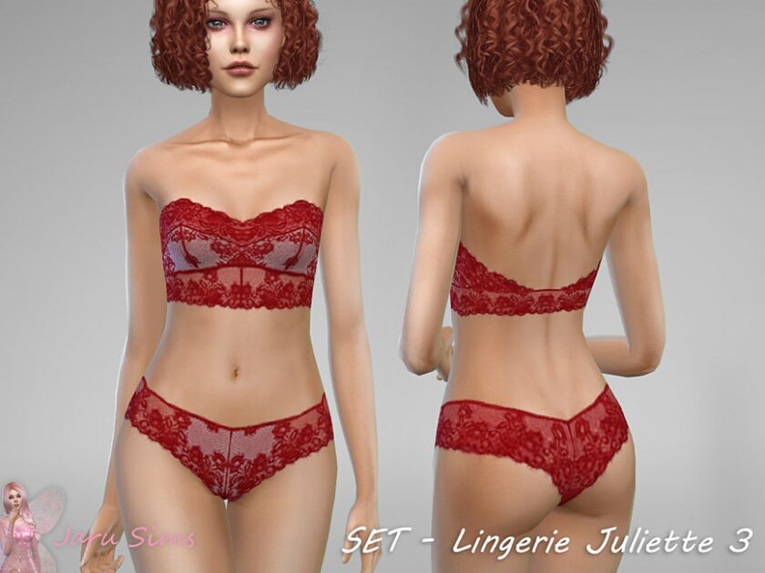 Lingerie Juliette 3 – SET Sims 4 CC