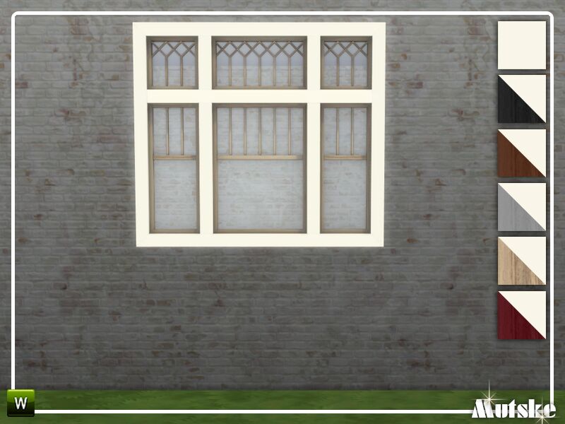 Linton Window Counter 2&215;1 By Mutske Sims 4 CC