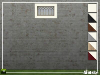 Linton Window Privat Single 2×1 By Mutske Sims 4 CC