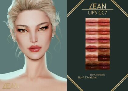 Lips CC7 By Lean Sims 4 CC