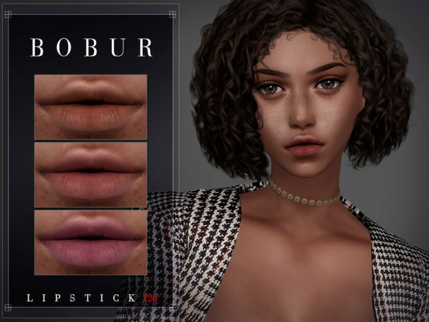 Lipstick 126 By Bobur3 Sims 4 CC