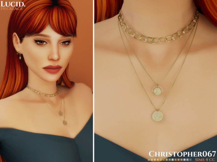 Lucid Necklace / Christopher067 Sims 4 CC