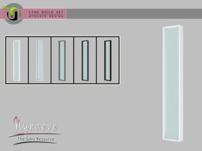 Lyne Build SET – Window – 1×1 Left Sims 4 CC