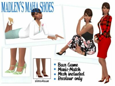 Madlen’s Maha Shoes Sims 4 CC