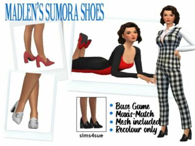 Madlen’s Sumora Shoes Sims 4 CC