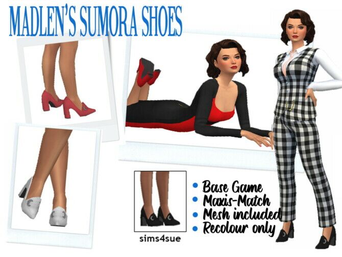 Madlen’s Sumora Shoes Sims 4 CC